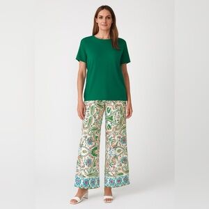 Colorful Paisley Print Pants